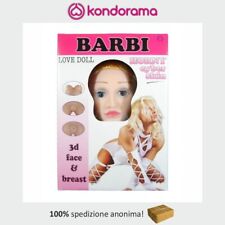 Barbi bambola gonfiabile donna sexy con genitali realistici estraibili e viso 3D