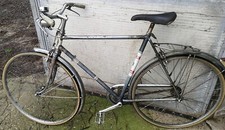 Bicicletta uomo Maino grigia passo veloce ruote da 28 pronta all'uso portapacchi