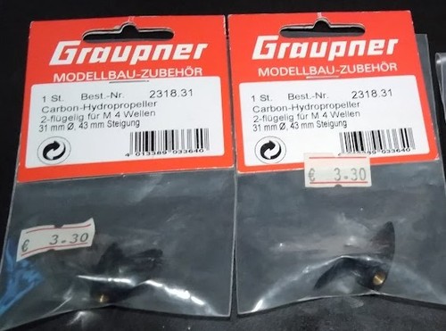 Graupner carbon hydropropeller - graupner, carbon-hydropropeller