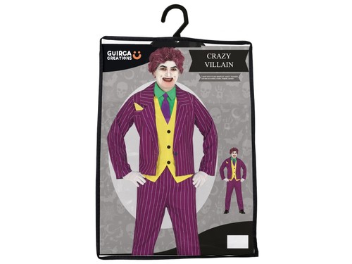 Costume adulto crazy villain - crazy,