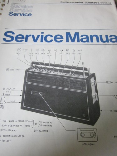 Philips radio 22rr300 schemi - radio,