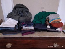 LOTTO STOCK ABBIGLIAMENTO ACCESSORI VESTITI SCARPE DONNA  40PZ MISTI USATO