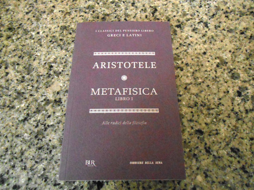 Aristotele metafisica - -,