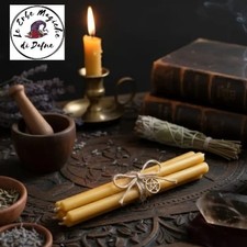 Candele Rituali in Pura Cera d'Api Caricate con l'Energia della Candelora Imbolc