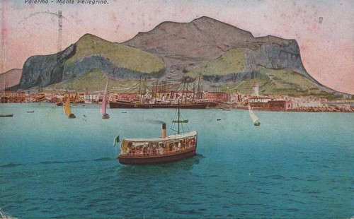 Cartolina palermo sicilia - palermo,