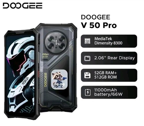 Doogee v50 pro rugged - pro, 5g