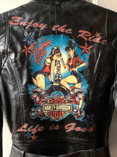 Giacca pelle harley - giacca,