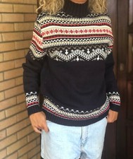 Maglione donna invernale blu