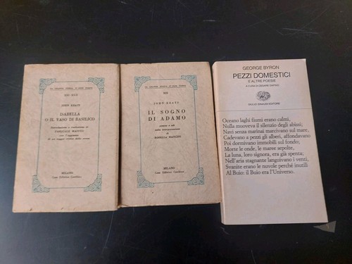 Lotto libri poesia inglese - poesia,
