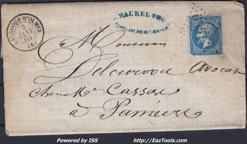 France sur lettre gc - france,