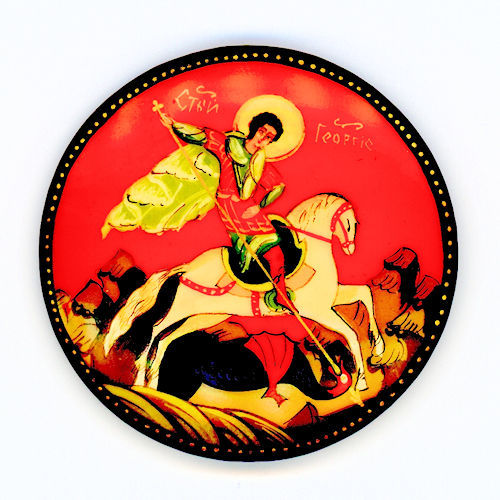 Spille dipinte mano russe di - a,