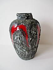 Vaso ceramica effetto lava