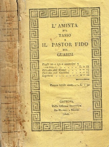 Aminta amor fuggitivo il - l'amor, fuggitivo.