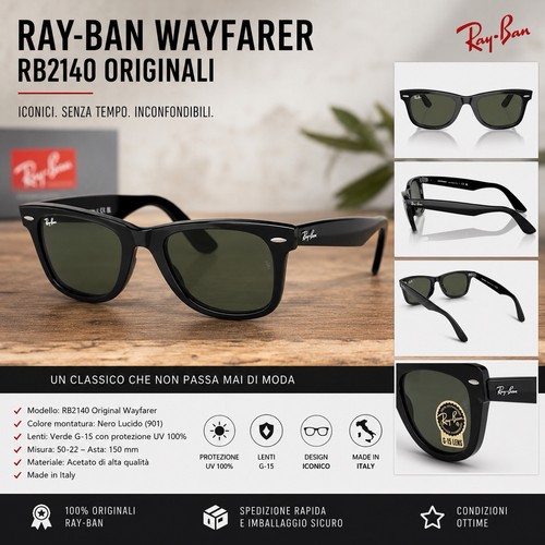 Ray ban wayfarer rb2140 901 - rb2140,
