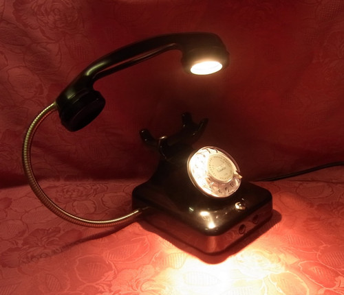 Telefono vecchio lampada