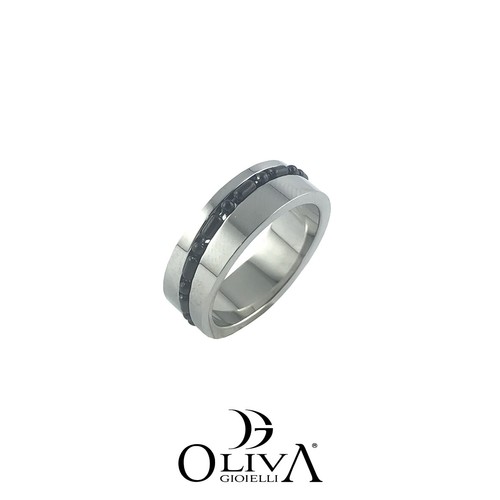 Anello acciaio 316l - anello,