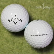 50 Palline da Golf Callaway Supersoft AAA/AAAA Qualità Super Soft Balls Lakeballs