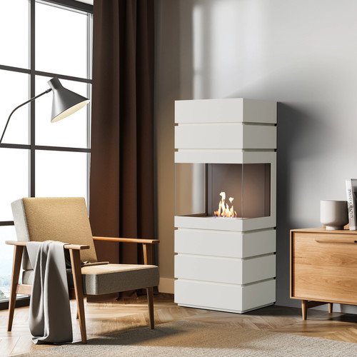 Noble flame tower caminetto a - tower,