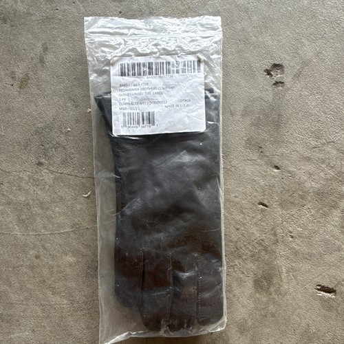 Guanti sfoderati pelle - pelle, nera