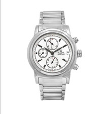 Orologio Bulova Accutron Uomo Cronografo Acciaio Automatico 7750 _63B019