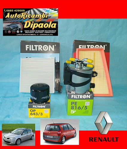 Kit tagliando renault megane - renault,