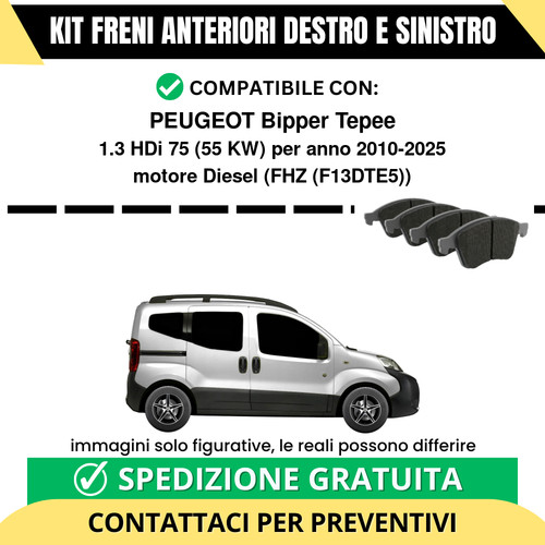 Pastiglie freno anteriori per - pastiglie,