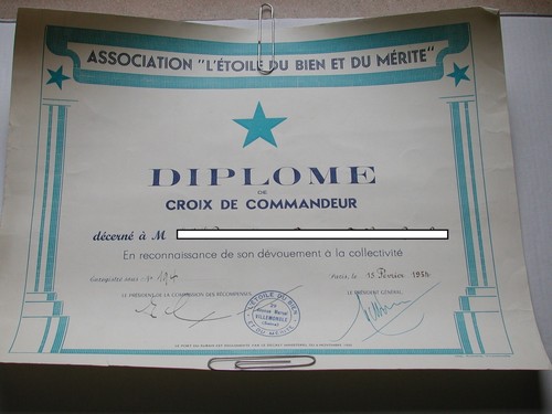Diploma croce da - diploma, di