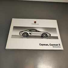 Betriebsanleitung Porsche  Cayman 987 Bedienungsanleitung  98761007 2007
