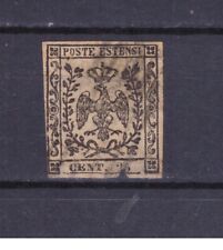 FRANCOBOLLI Antichi Stati Modena Aquila Estense 25 c. 1852 SAS4 &