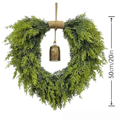 Ghirlanda cuore boemo verde - , 50