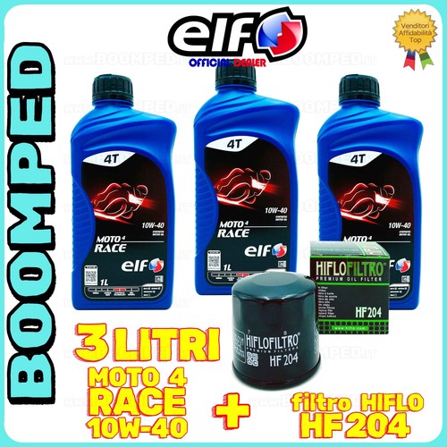 Kit tagliando olio elf moto4 - olio,