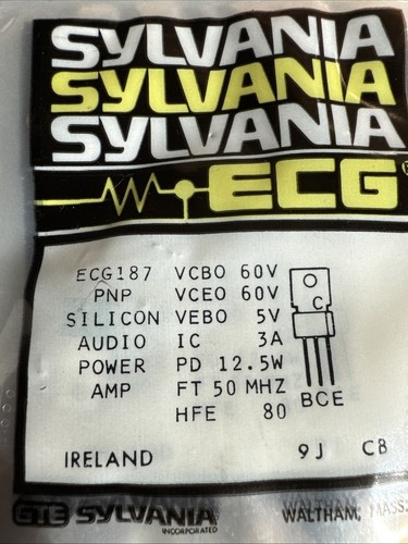 1pezzo ecg187 philips sylvania - 1pezzo,