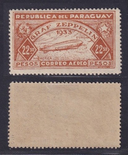 Paraguay 1933 417 mai usato - paraguay, n.417