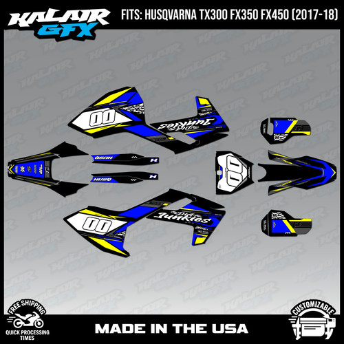 Graphics kit for - kit, husqvarna
