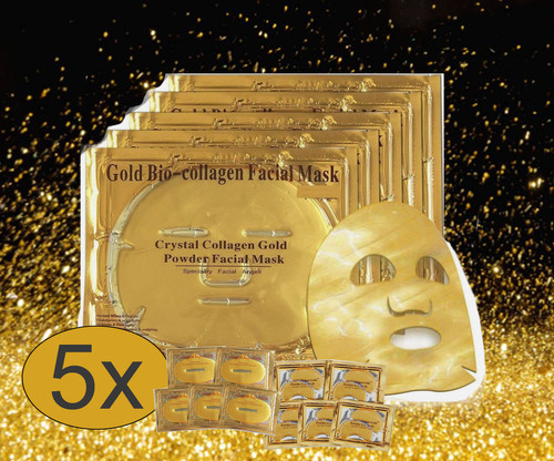Maschera viso oro collagene - maschera,