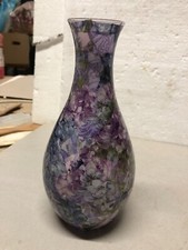 VINTAGE: vaso in vetro dipinto a mano