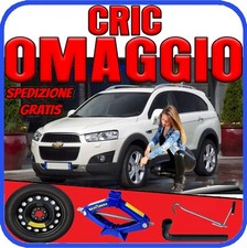 Ruotino Di Scorta 5Fori Misura Da 17 Per Chevrolet Captiva Con Kit Cric + Chiave
