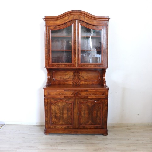 Credenza antica doppio corpo - credenza,