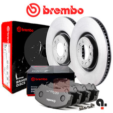 Dischi E Pastiglie Freno Anteriori Brembo Per Fiat 500L 500X 1.3 1.4 1.6