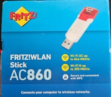ADATTATORE USB STICK FRITZ!WLAN WIRELESS Wi-Fi AC-860 866Mbps USB 3.0
