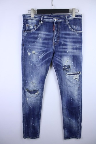 Jeans dsquared2 tidy biker blu - dsquared2,