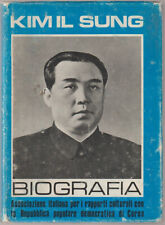 LIBRO BIOGRAFIA KIM IL SUNG II BAIK BONG REPUBBL.DEM.COREA 1974 PAG.436 C.RIGIDA