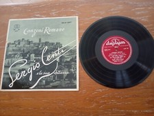 SERGIO CENTI RARO 10" LP y 1956 canzoni Romane Prima raccolta CHITARRA ROMA