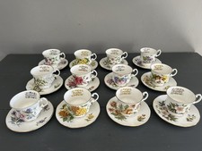 Servizio Tazze da The Elizabethan Bone China Vintage Anni 70 Mai Usato