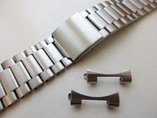 Casual in acciaio inox 18 MM N.O.S. bracciale orologio - lunghezza 17 cm