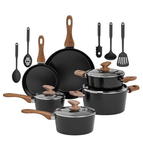 Set pentole padelle 15 - set,