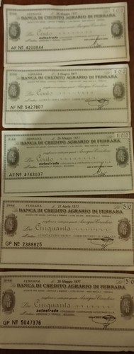 Vendo lotto mini assegni anni - vendo,