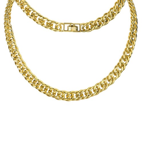 Collana oro placcato - in,