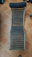 Chaise Longue Imitazione Le Curbusier , Lettino relax , senza materassino (foto)