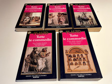 Plauto, Tutte le commedie, 1° edizione Newton Compton 1992 5 volumi